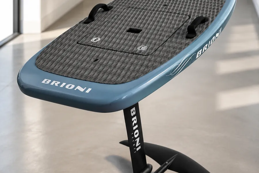 Brioni eFoil board and hydrofoil