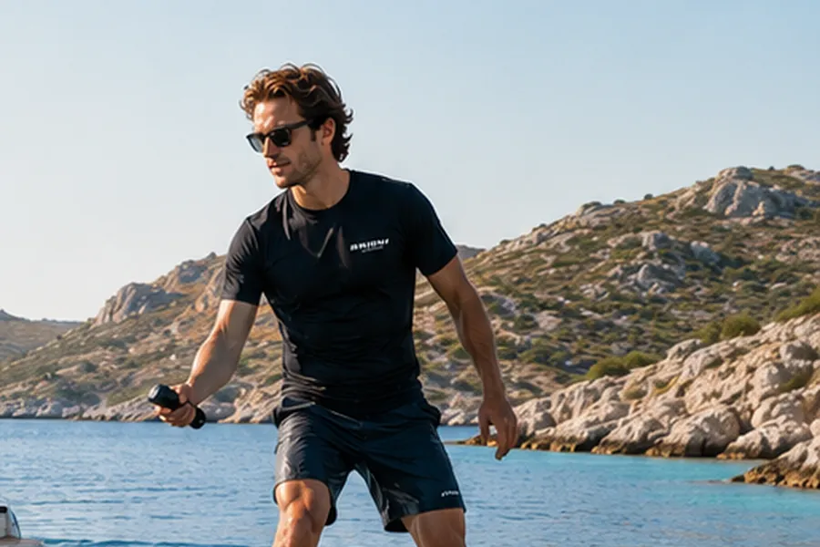 rider on the Brioni eFoil
